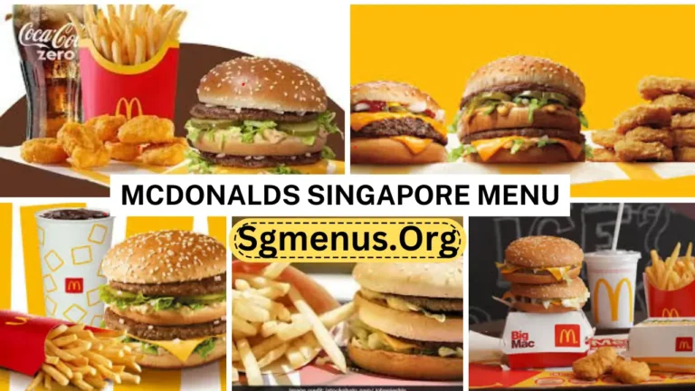 Mcdonalds Singapore Menu Prices Latest 2024