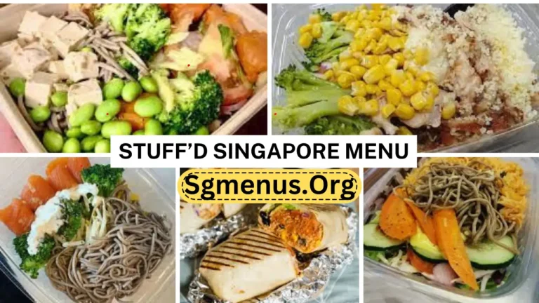 Stuff’d Singapore Menu & Latest Prices 2024