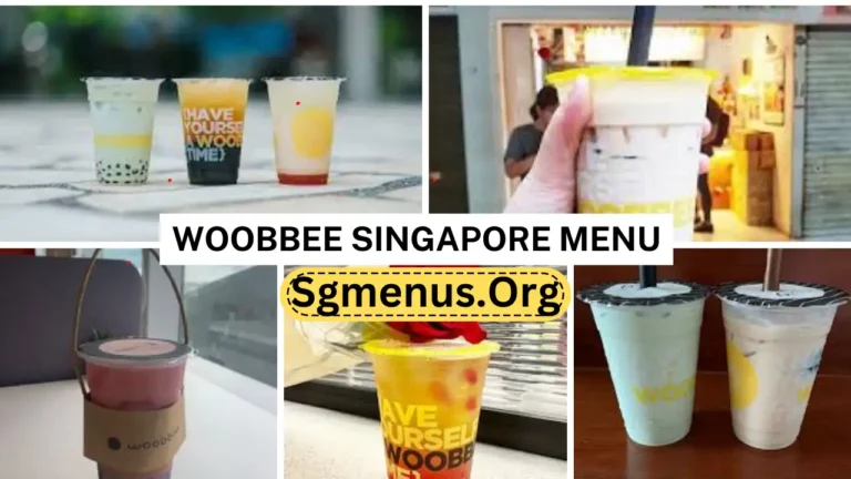 Woobbee Singapore Menu & Recent Prices 2024