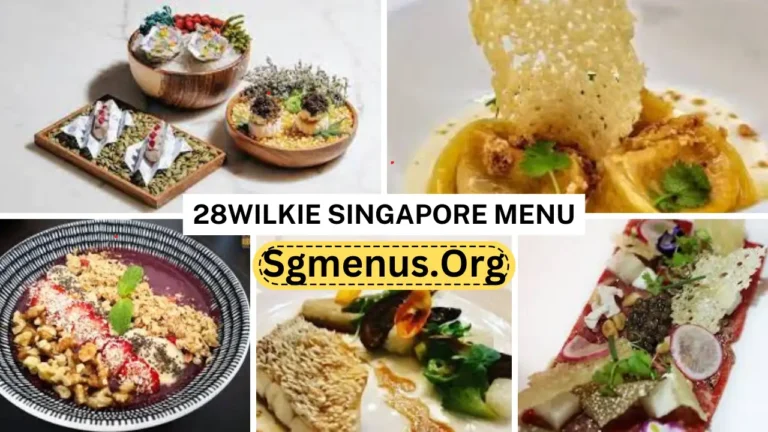 28wilkie Singapore Menu Prices New 2024