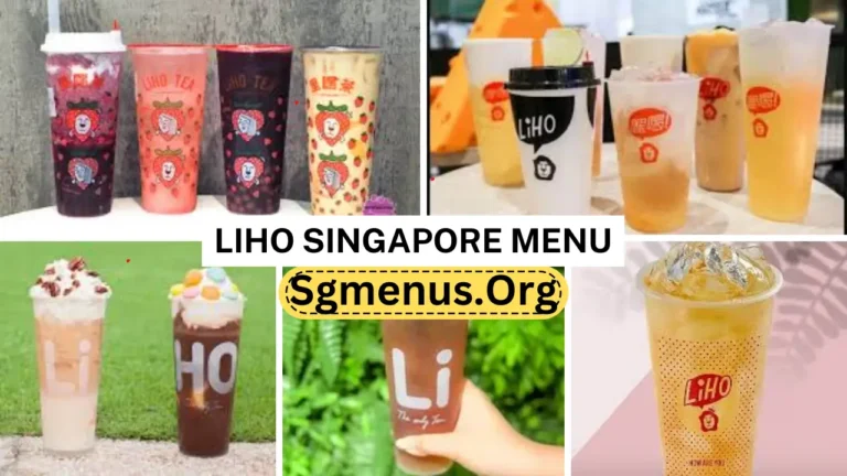 Liho Singapore Menu Prices Updated 2024