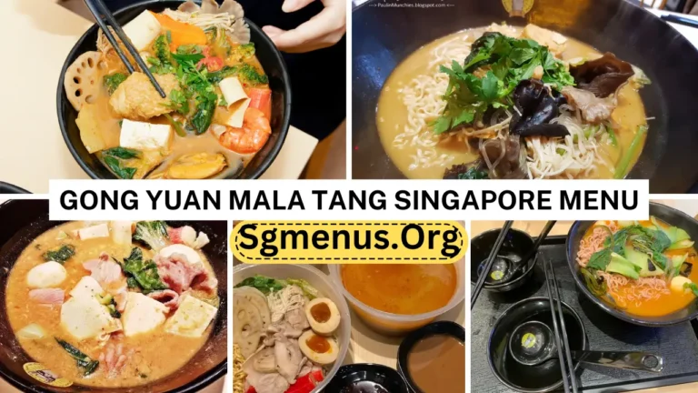 Gong Yuan Mala Tang Singapore Menu Prices Latest 2024