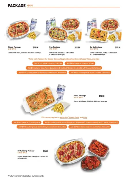 Gopizza menu package prices