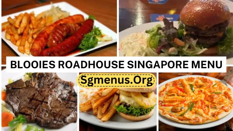 BLooiEs Roadhouse Singapore Menu Prices 2024