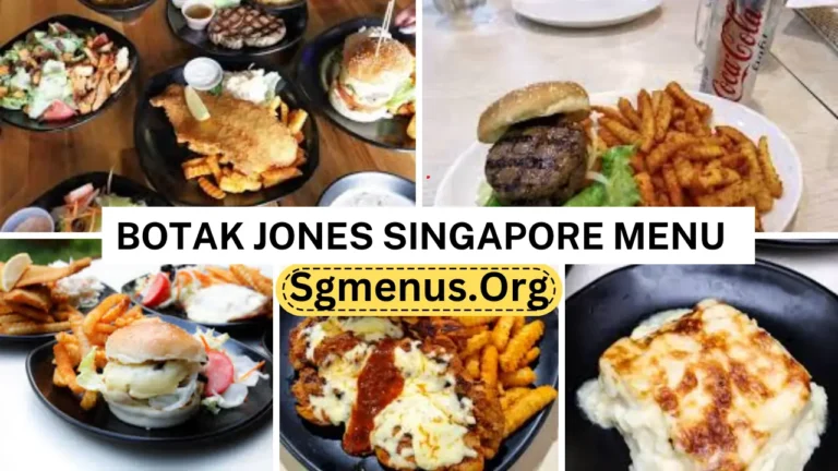 Botak Jones Singapore Menu Prices 2024