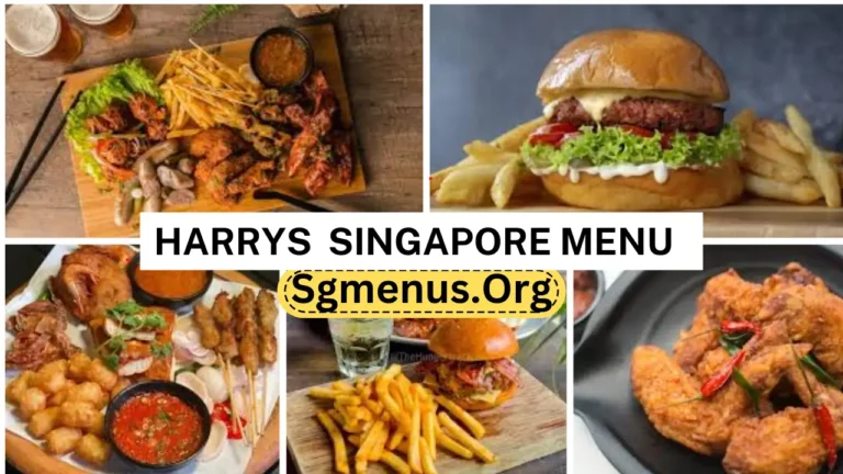 Harrys Singapore Menu Prices Updated 2024