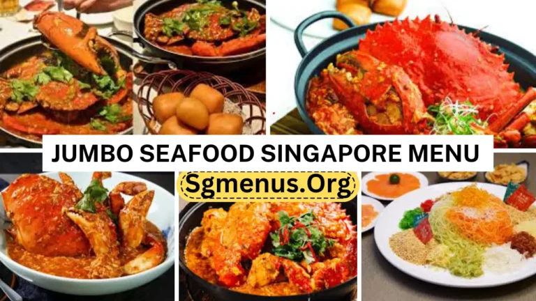 Jumbo Seafood Menu Singapore Prices Now 2024