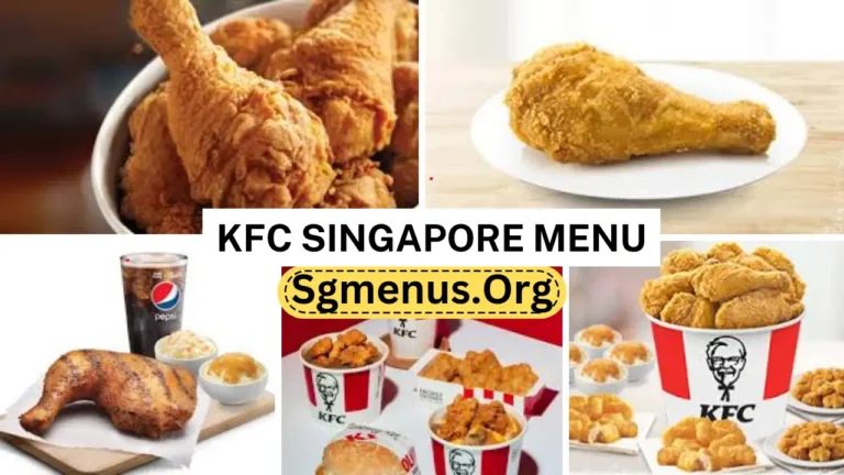 KFC Singapore Menu Prices New 2024