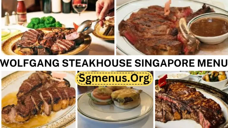 Wolfgang Steakhouse Singapore Menu Prices 2024