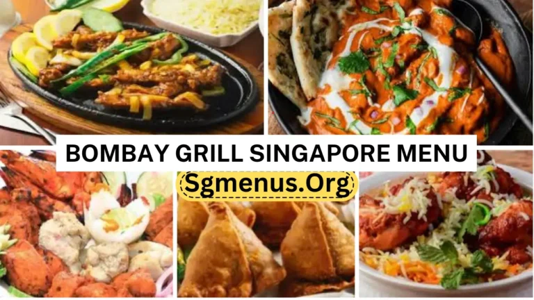 Bombay Grill Singapore Menu Prices 2024