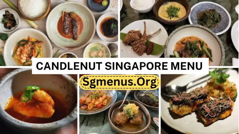 Candlenut Singapore Menu Prices 2024