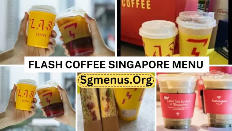 Flash Coffee Singapore Menu Prices Up To Date 2024