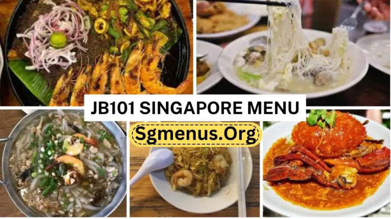 Jb101 Singapore Menu Prices 2024