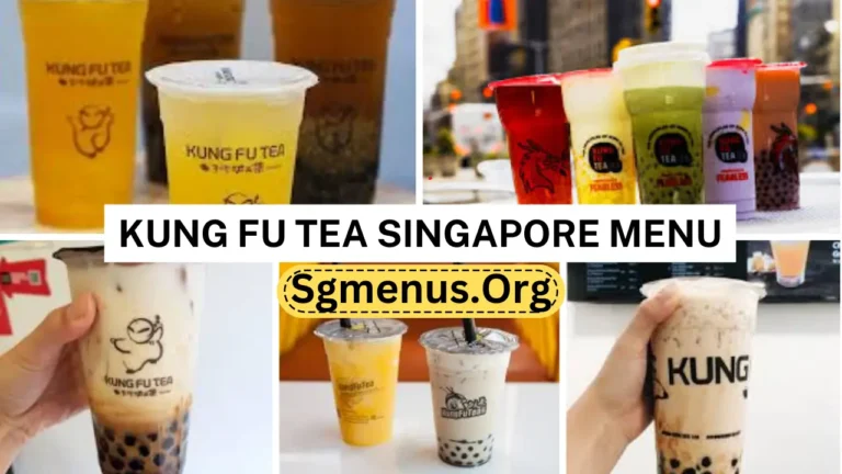 Kung Fu Tea Singapore Menu Prices Latest 2024