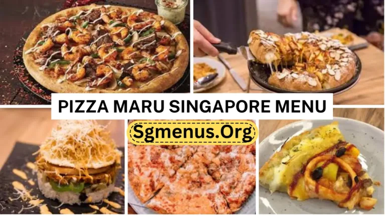 Pizza Maru Singapore Menu Prices 2024