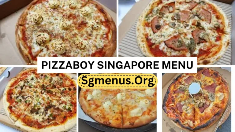 Pizzaboy Singapore Menu Prices 2024