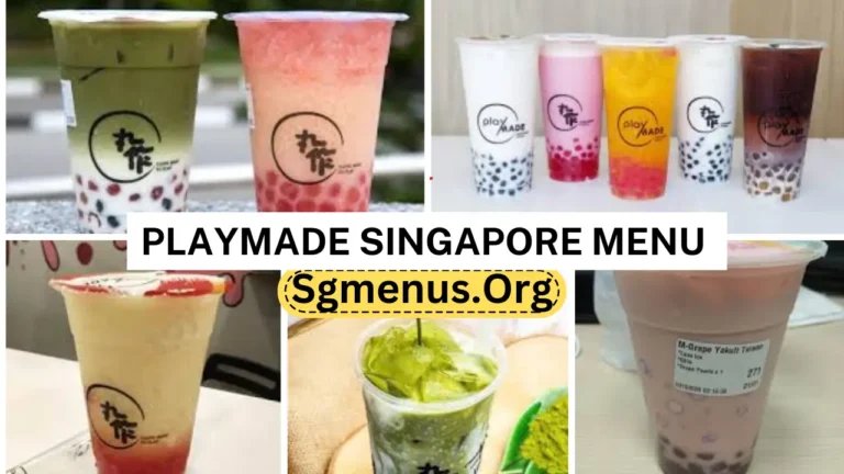 Playmade Singapore Menu & New Prices 2024
