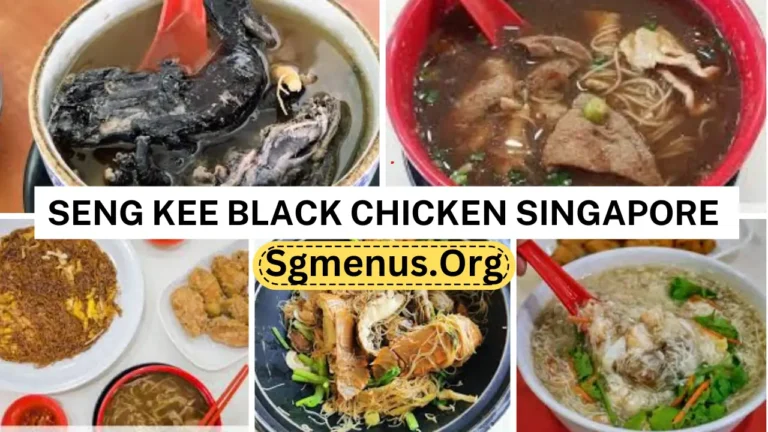 Seng Kee Black Chicken Singapore Menu Prices 2024
