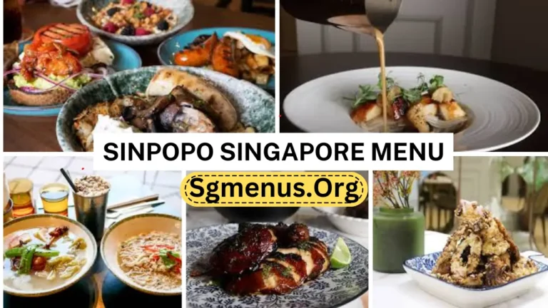Sinpopo Singapore Menu Prices Recently 2024