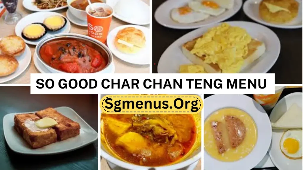 So Good Char Chan Teng Singapore