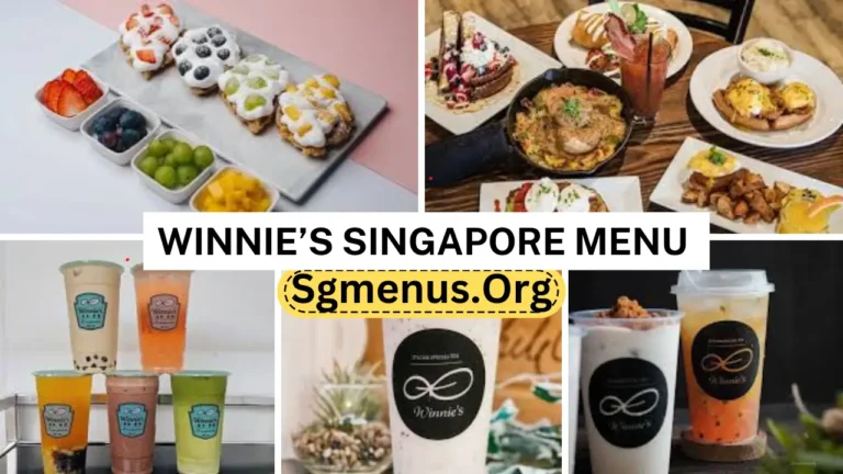 Winnie’s Singapore Menu & Prices 2024