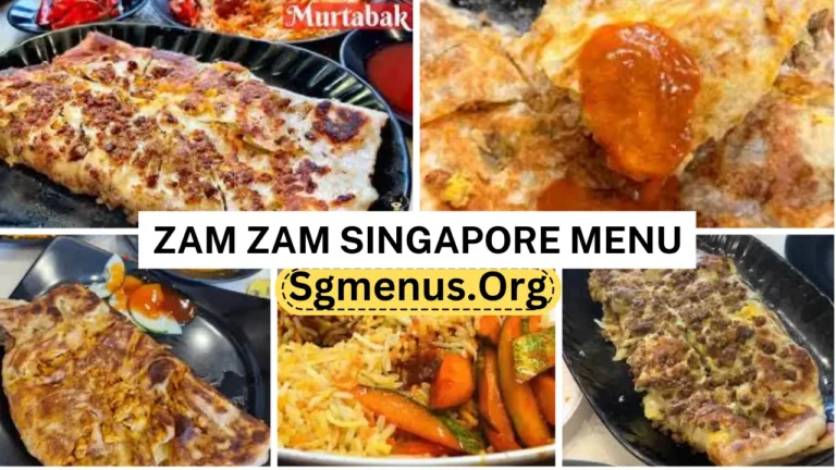 Zam Zam Singapore Menu Prices Latest 2024